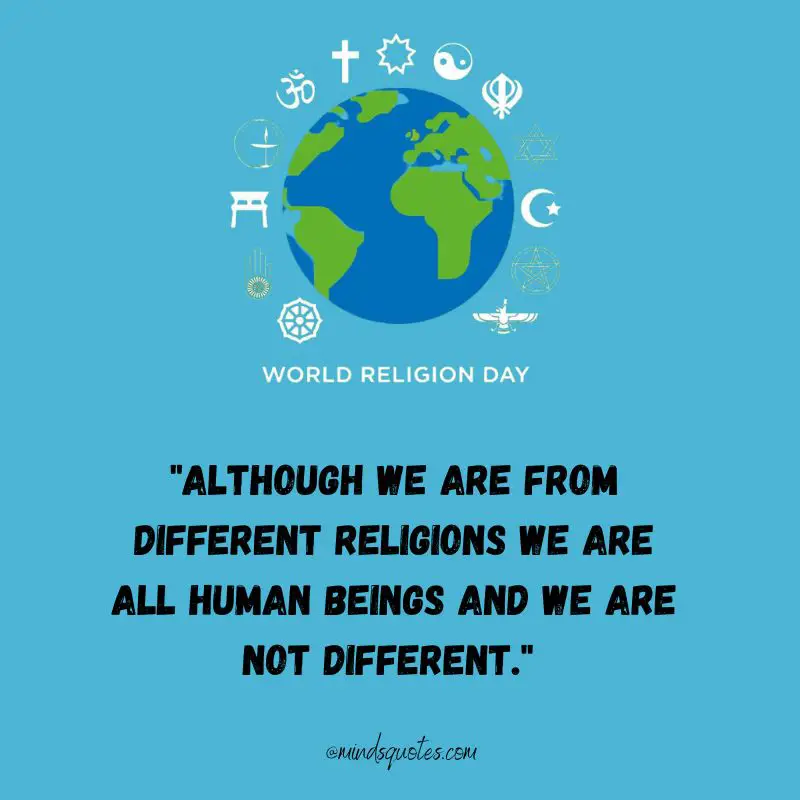 50 World Religion Day Quotes, Wishes & Messages, Greetings 8 World Religion Day Messages