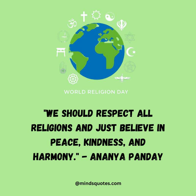 50 World Religion Day Quotes, Wishes & Messages, Greetings 2 World Religion Day Quotes