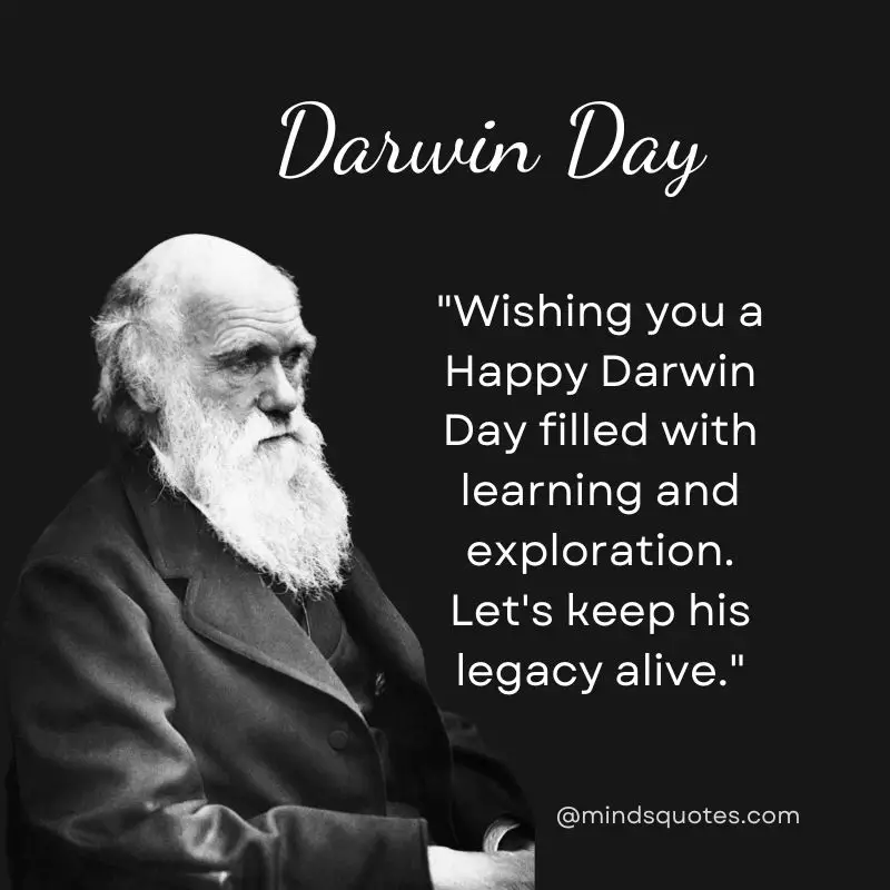 35 Most Popular Darwin Day Quotes, Wishes & Messages 6 Darwin Day Messages