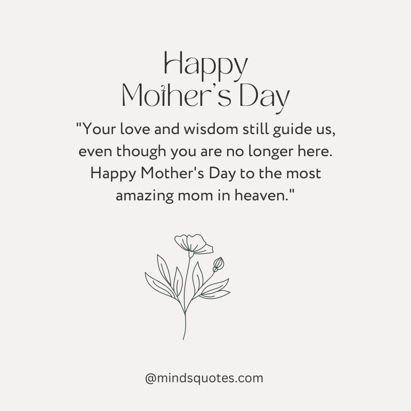 Heart-Touching Mother's Day Quotes in Heaven