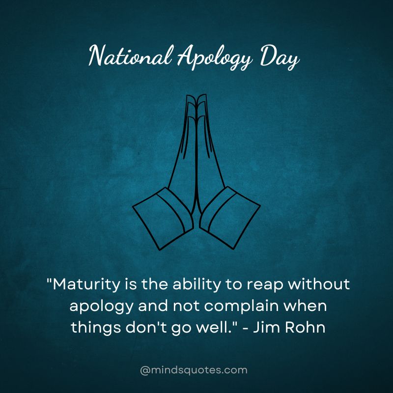National Apology Day Quotes