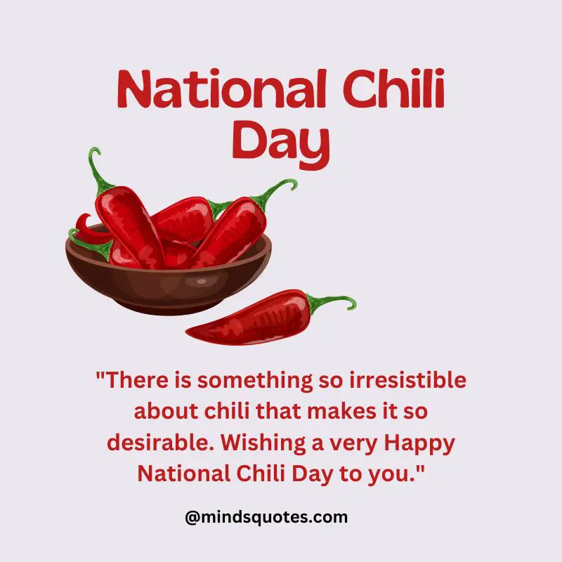 50 Popular National Chili Day Quotes, Wishes & Messages 6 National Chili Day Messages