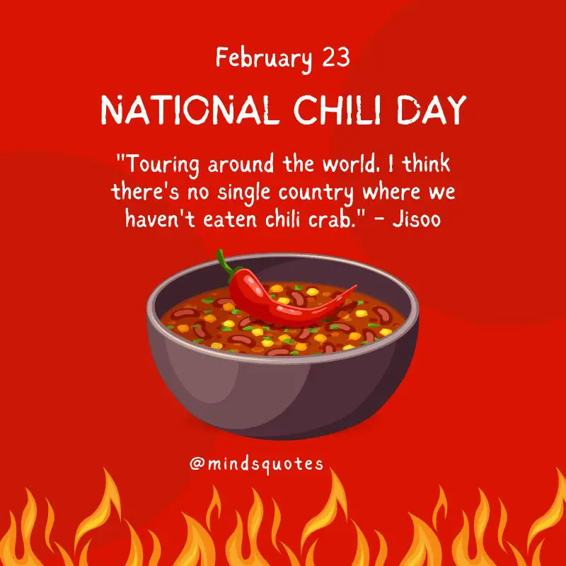 50 Popular National Chili Day Quotes, Wishes & Messages