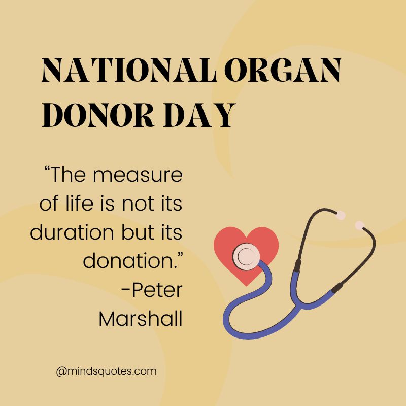50 National Organ Donor Day Quotes, Wishes & Messages