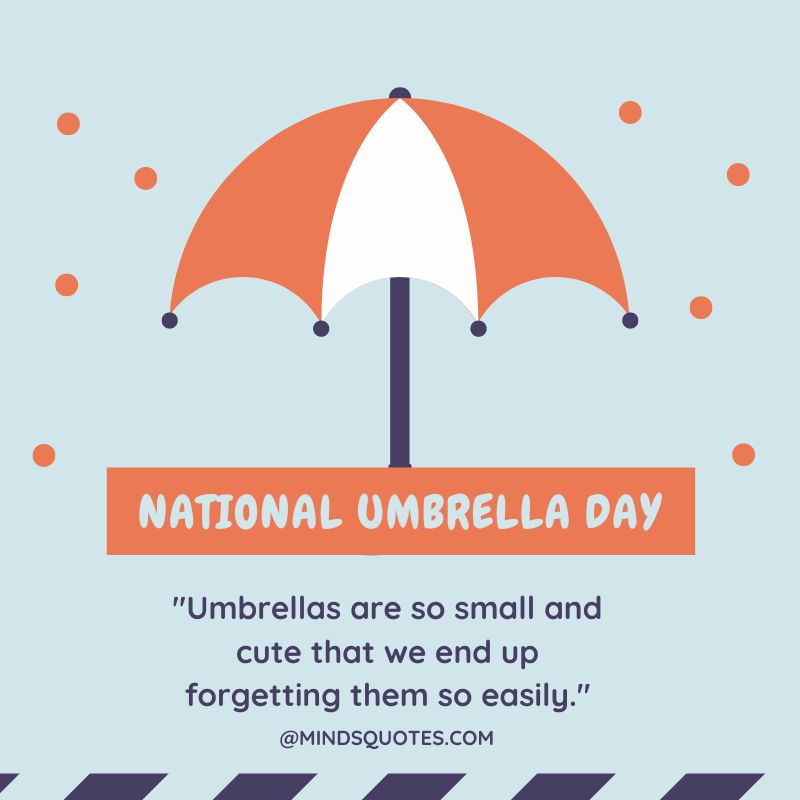 National Umbrella Day Messages 