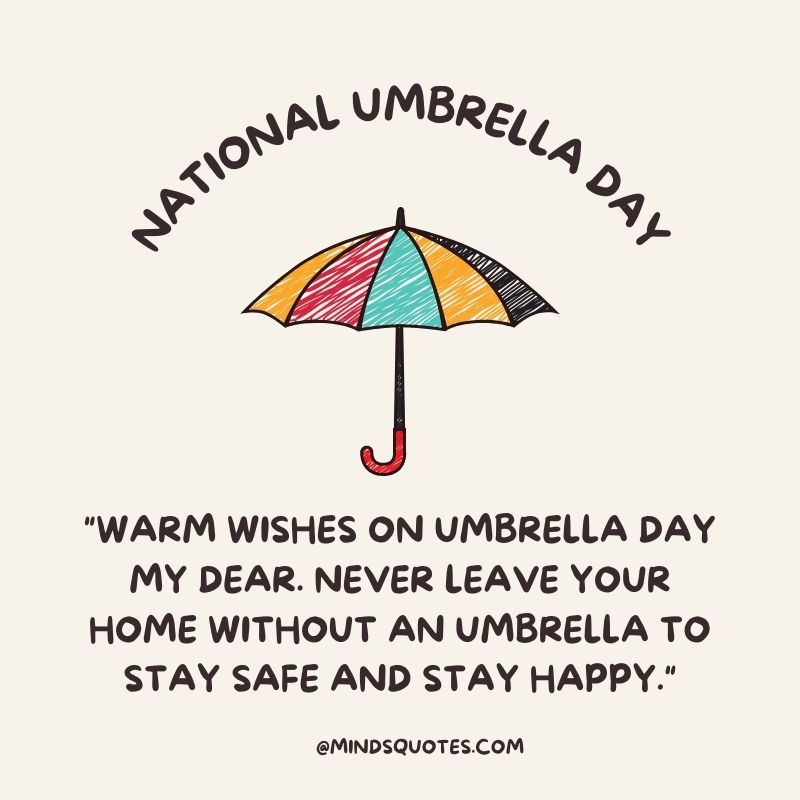 National Umbrella Day Wishes