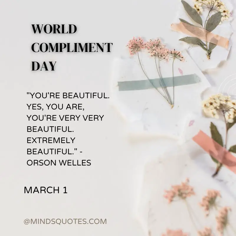 35 Best World Compliment Day Quotes, Wishes & Messages 3 World Compliment Day Quotes