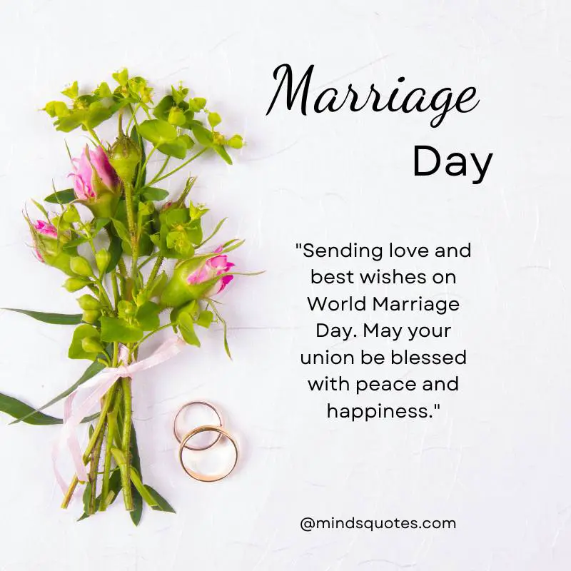 50 Famous World Marriage Day Quotes, Wishes & Messages 7 World Marriage Day Messages