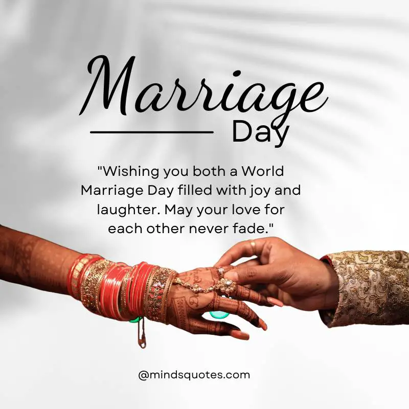 50 Famous World Marriage Day Quotes, Wishes & Messages