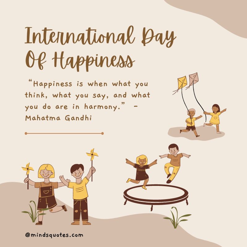 International Day of Happiness Quotes
