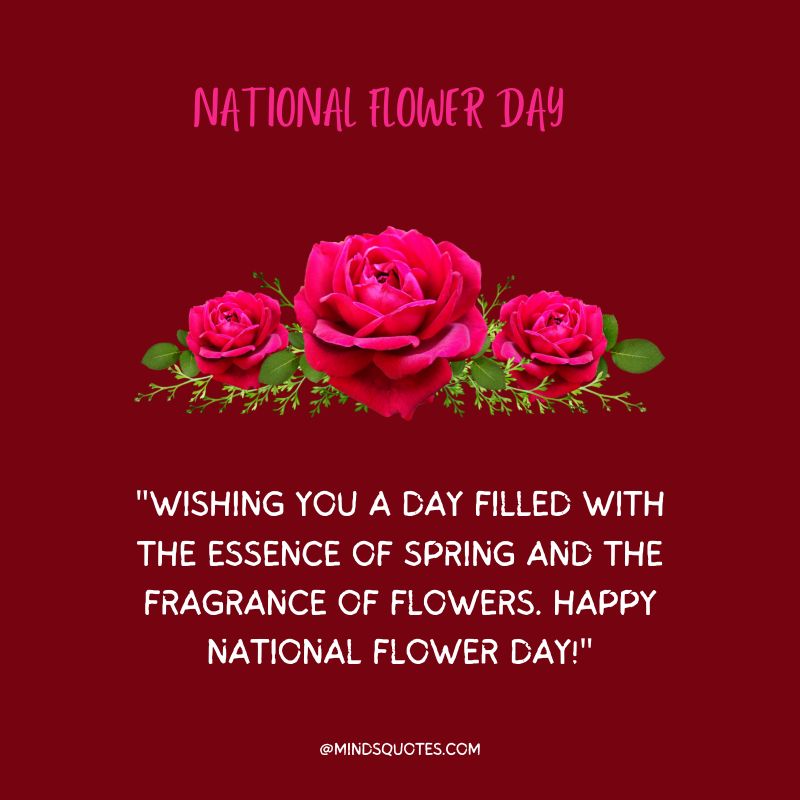 National Flower Day Quotes