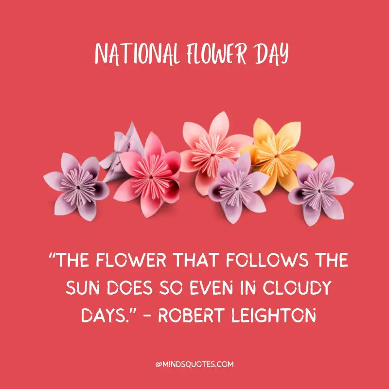 35 Famous National Flower Day Wishes, Quotes & Messages 5 National Flower Day Quotes
