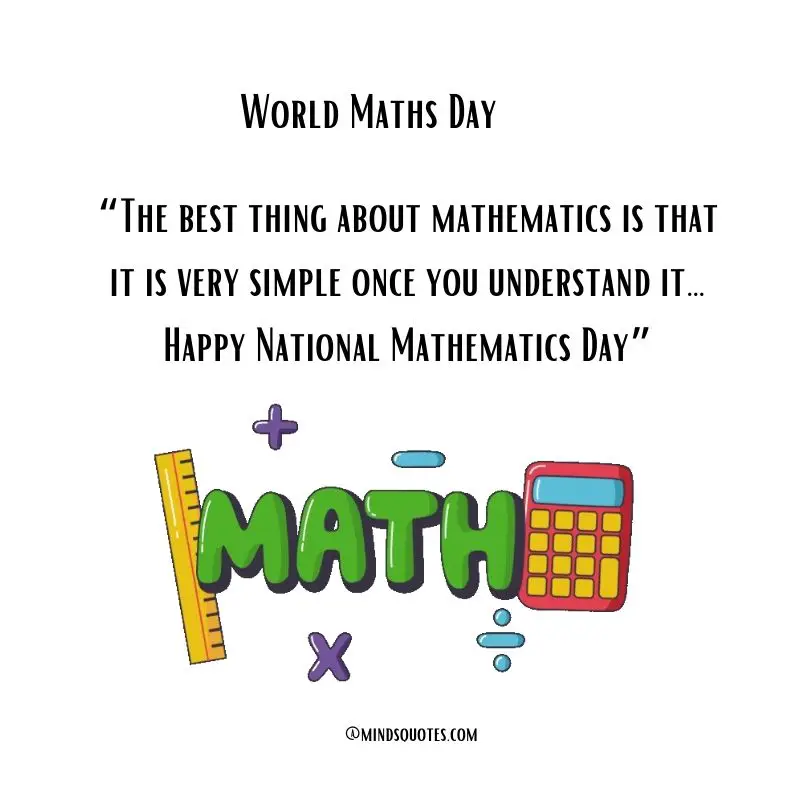 25 Happy World Maths Day Quotes, Messages & Wishes 6 World Maths Day Wishes