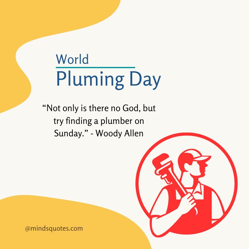 World Plumbing Day Quotes