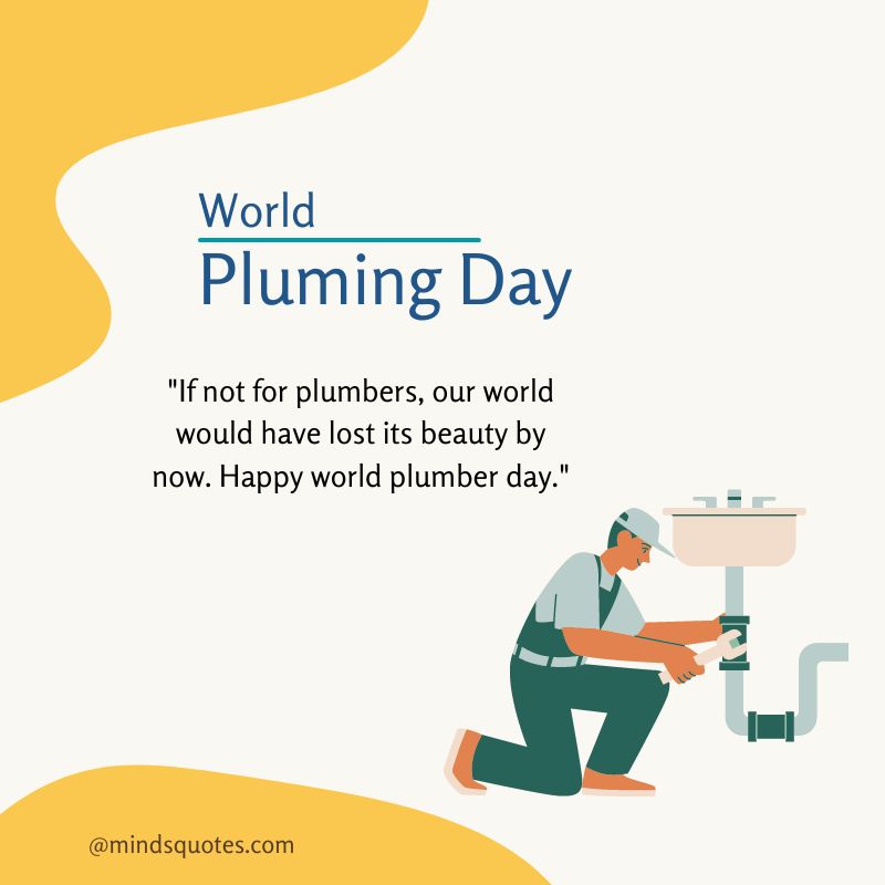 35 World Plumbing Day Wishes, Quotes & Messages 3 World Plumbing Day Wishes