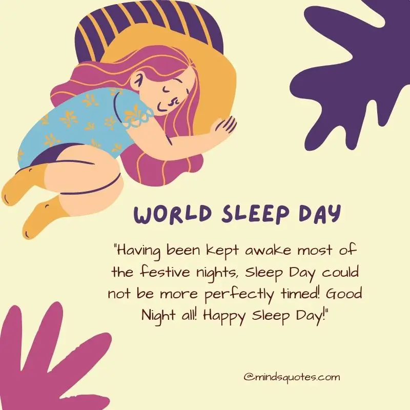 35 Famous World Sleep Day Quotes, Wishes & Messages 6 World Sleep Day Messages