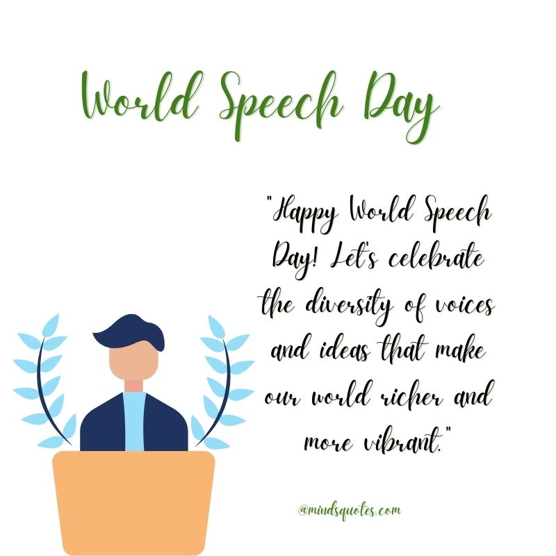 World Speech Day Messages 