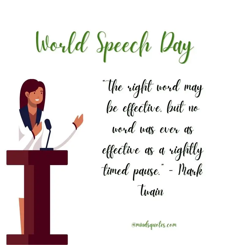 35 Famous World Speech Day Quotes, Wishes & Messages 3 World Speech Day Quotes