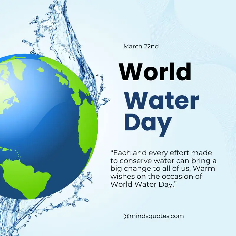 50 Important World Water Day Quotes, Messages & Wishes 5 World Water Day Wishes
