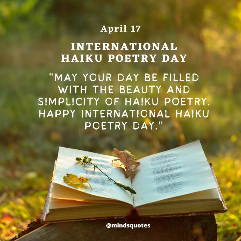 International Haiku Poetry Day Messages