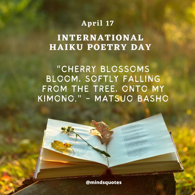 International Haiku Poetry Day Quotes