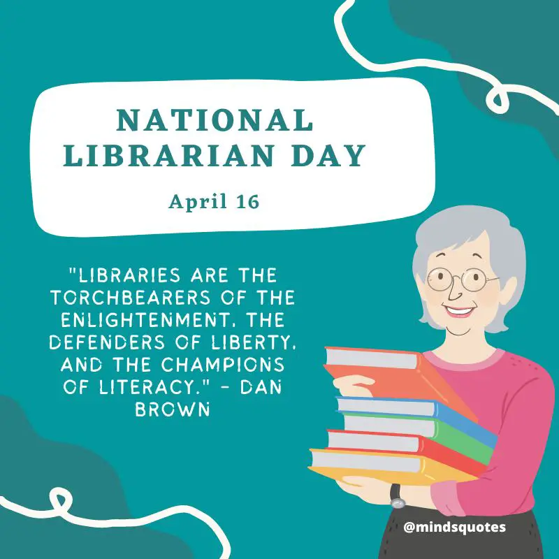 National Librarian Day Quotes, Wishes & Messages (April 16) 2 National Librarian Day Quotes