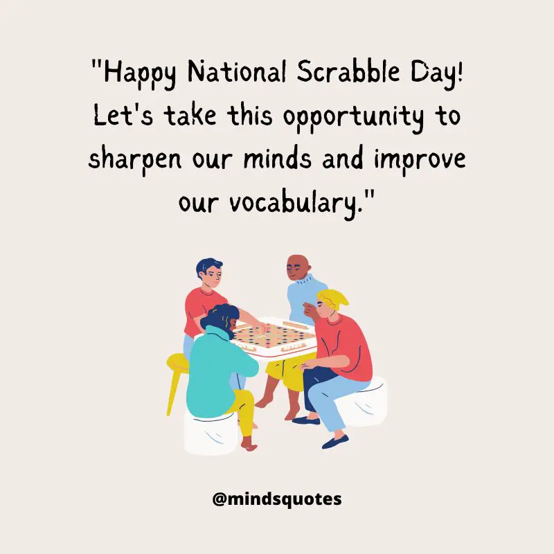 National Scrabble Day Quotes, Messages & Wishes (April 13th) 3 National Scrabble Day Messages