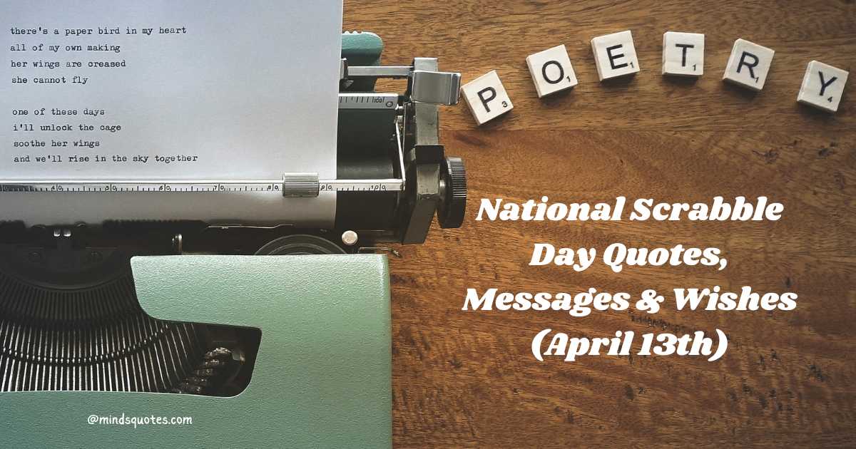 National Scrabble Day Quotes, Messages & Wishes (April 13th)