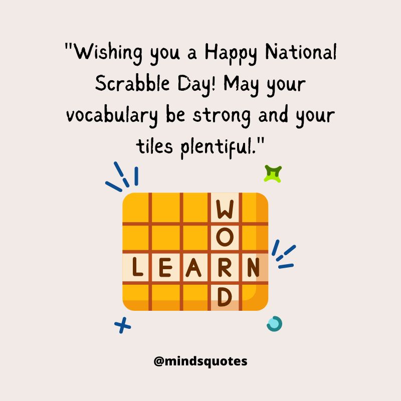 National Scrabble Day Wishes