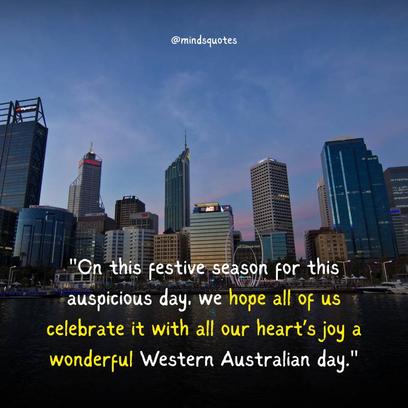 Western Australia Day Messages