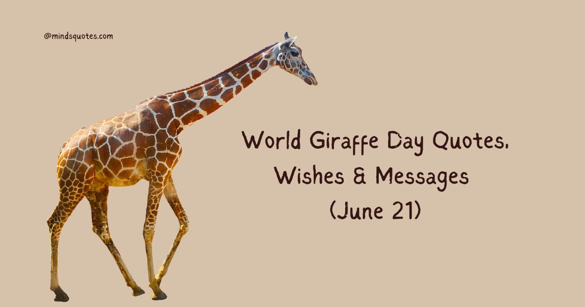 100 World Giraffe Day Quotes, Wishes & Messages (June 21)