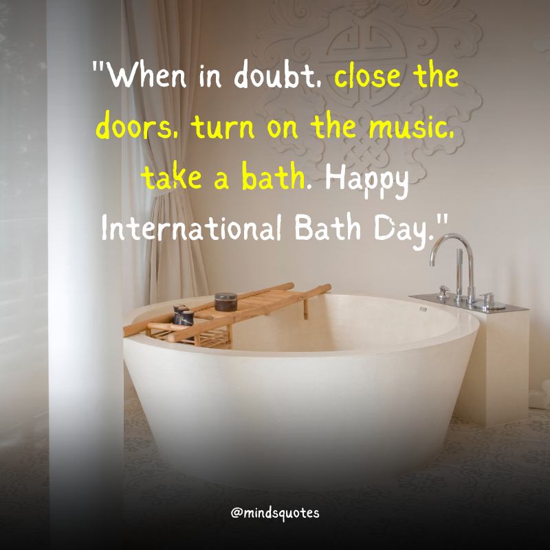International Bath Day Messages 