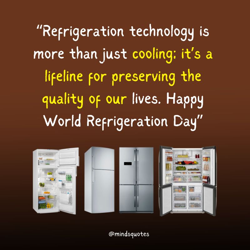 World Refrigeration Day Messages 