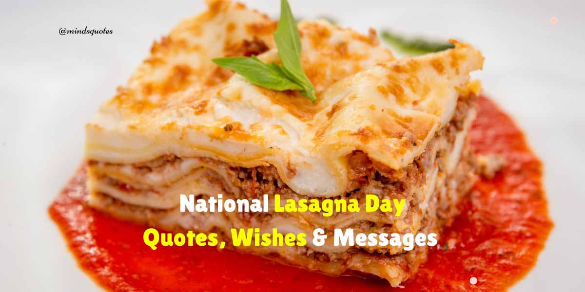 National Lasagna Day Quotes, Wishes & Messages (29 July)