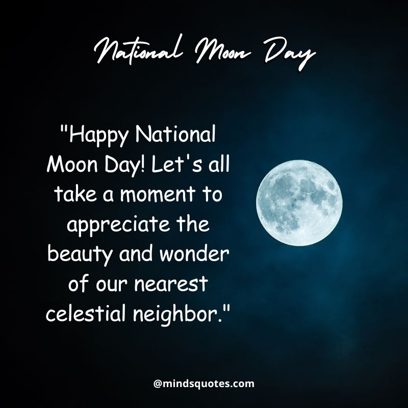 National Moon Day Wishes