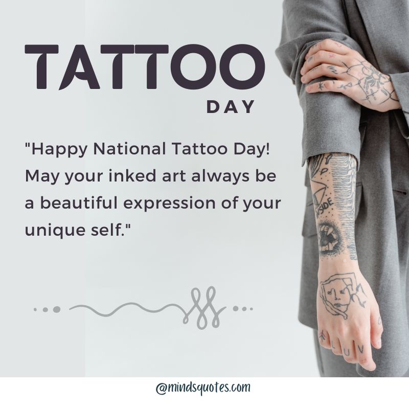 National Tattoo Day Messages 