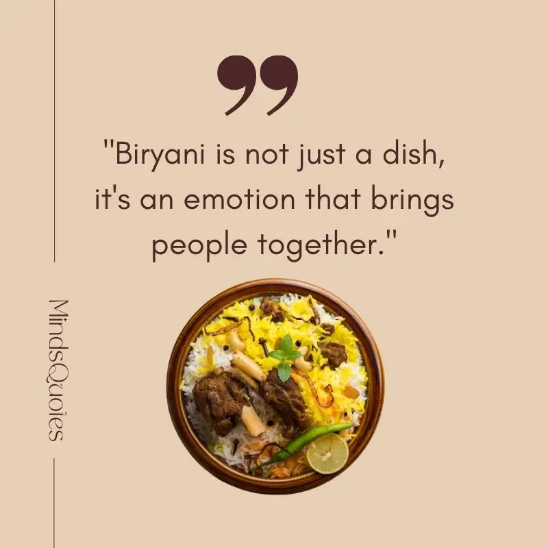 50 Best World Biryani Day Quotes, Wishes & Messages, Captions 2 World Biryani Day Quotes
