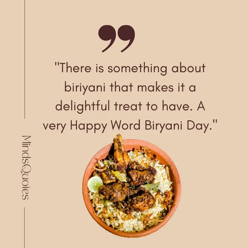 50 Best World Biryani Day Quotes, Wishes & Messages, Captions 4 World Biryani Day Wishes