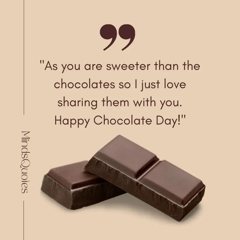World Chocolate Day Quotes, Wishes & Messages (July 7th) 5 World Chocolate Day Wishes