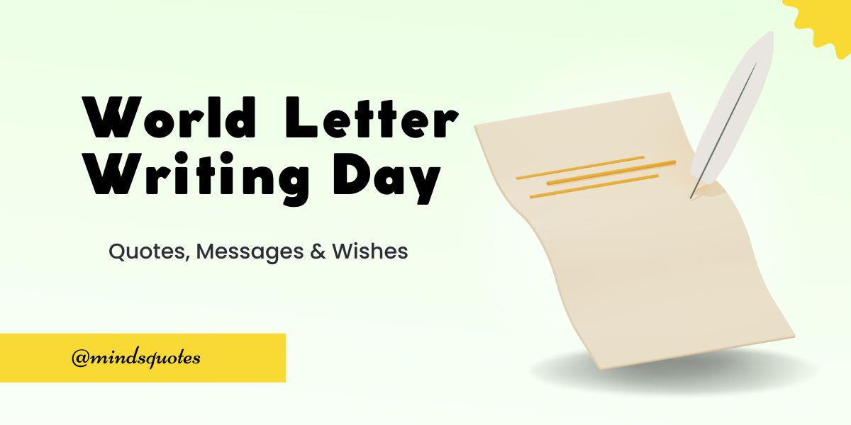 50 Best World Letter Writing Day Quotes, Wishes & Captions