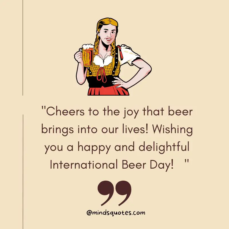 50 International Beer Day Quotes, Wishes, Messages & Captions 4 International Beer Day Messages
