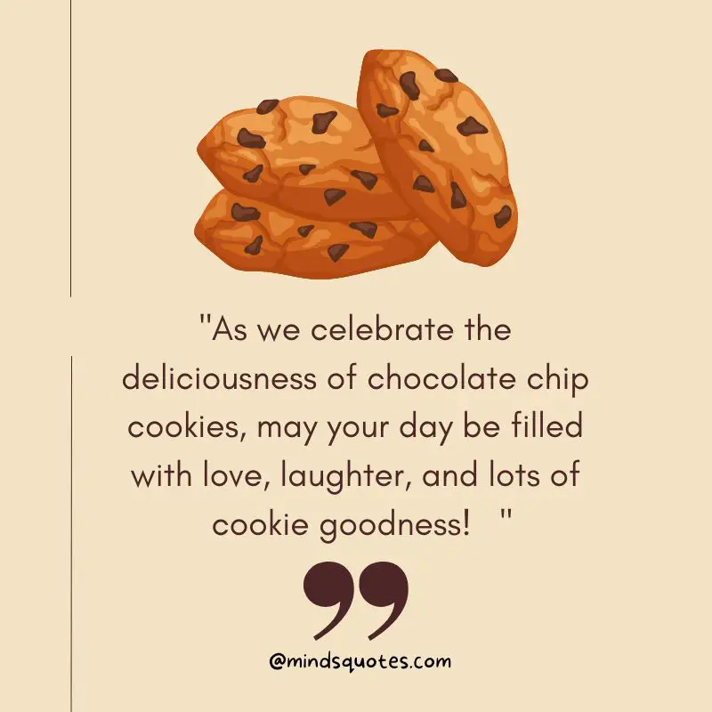50 National Chocolate Chip Cookie Day Quotes, Wishes & Captions 5 National Chocolate Chip Cookie Day Messages