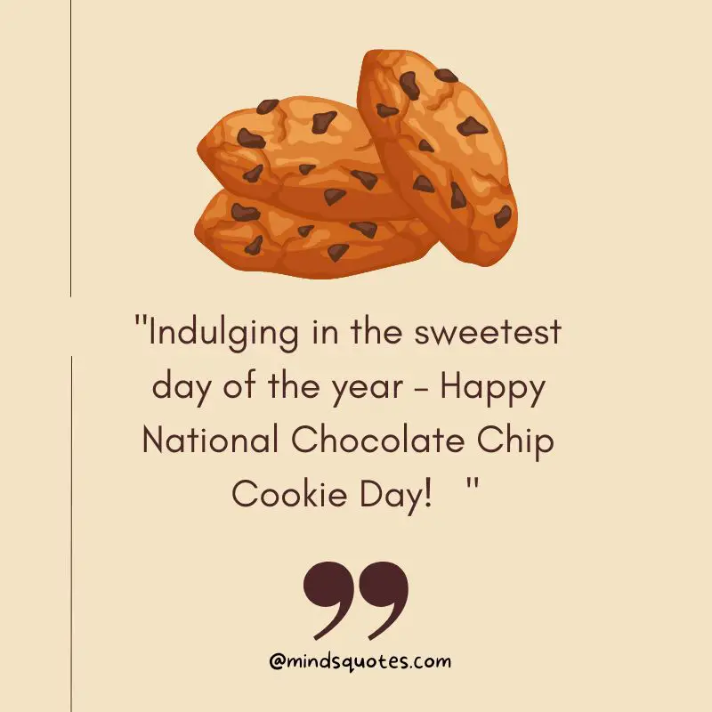 50 National Chocolate Chip Cookie Day Quotes, Wishes & Captions 3 National Chocolate Chip Cookie Day Wishes