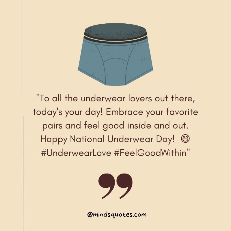 National Underwear Day Messages