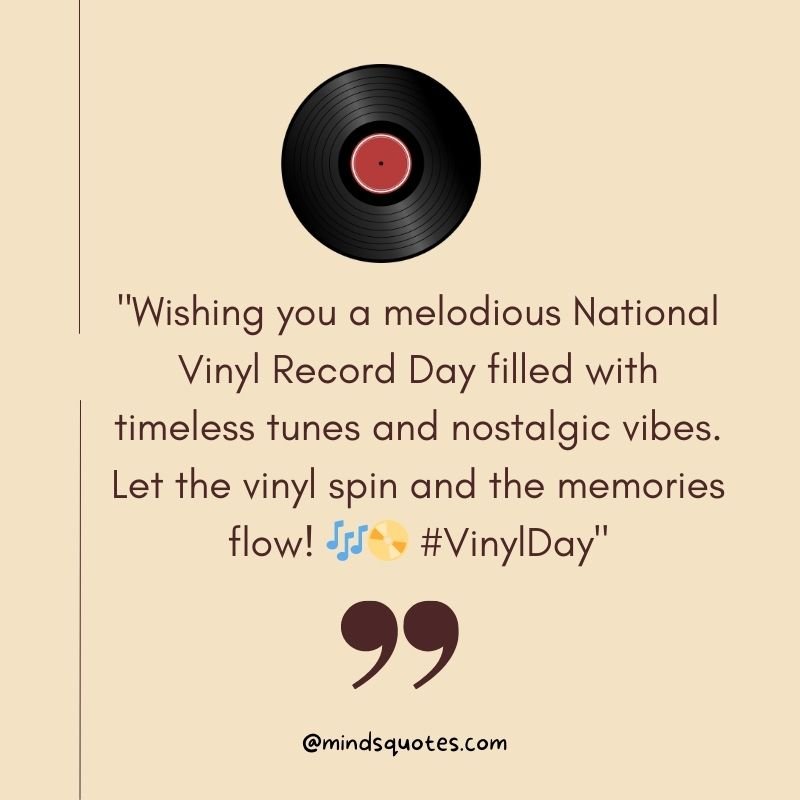 50 Best National Vinyl Record Day Quotes, Wishes & Messages, Captions 3 National Vinyl Record Day Wishes