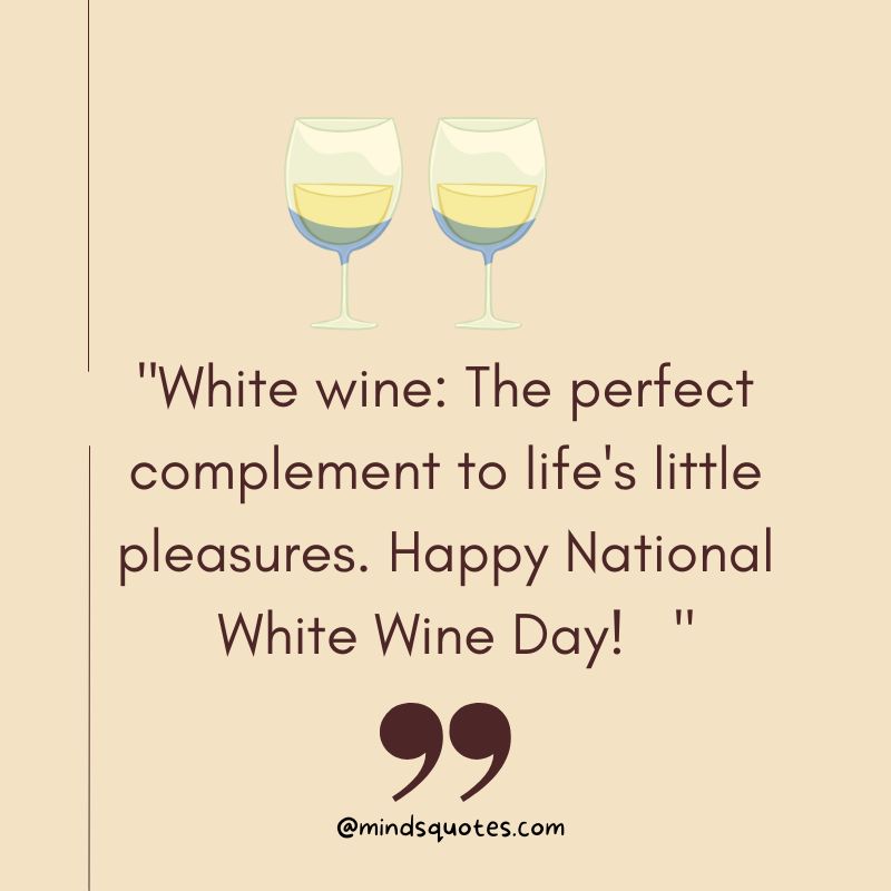 National White Wine Day Captions
