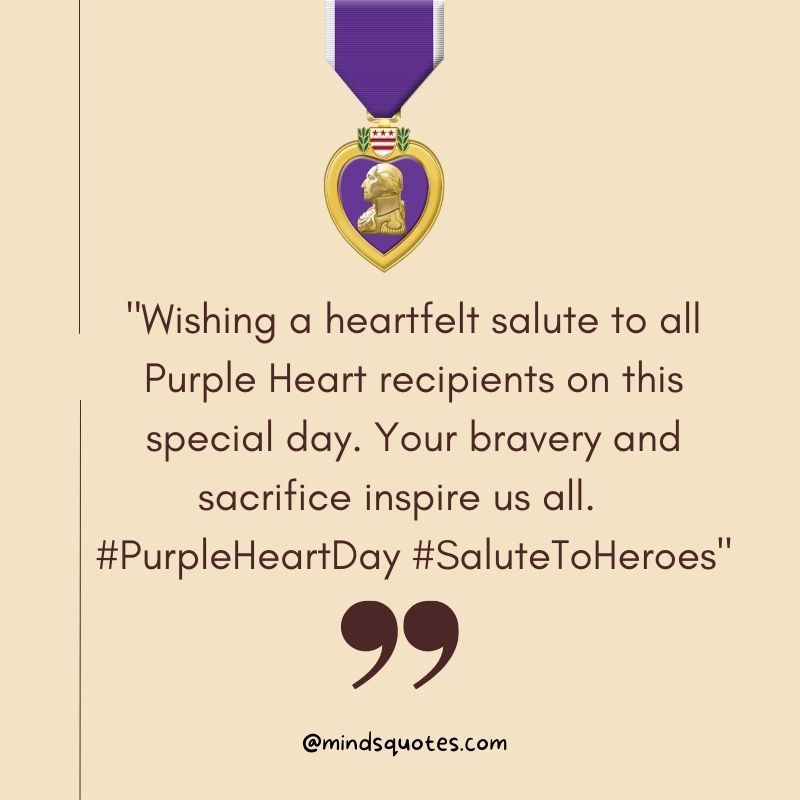 Purple Heart Day Wishes