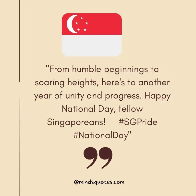 50 Best Singapore National Day Quotes, Wishes, Captions & Messages 3 Singapore National Day Wishes