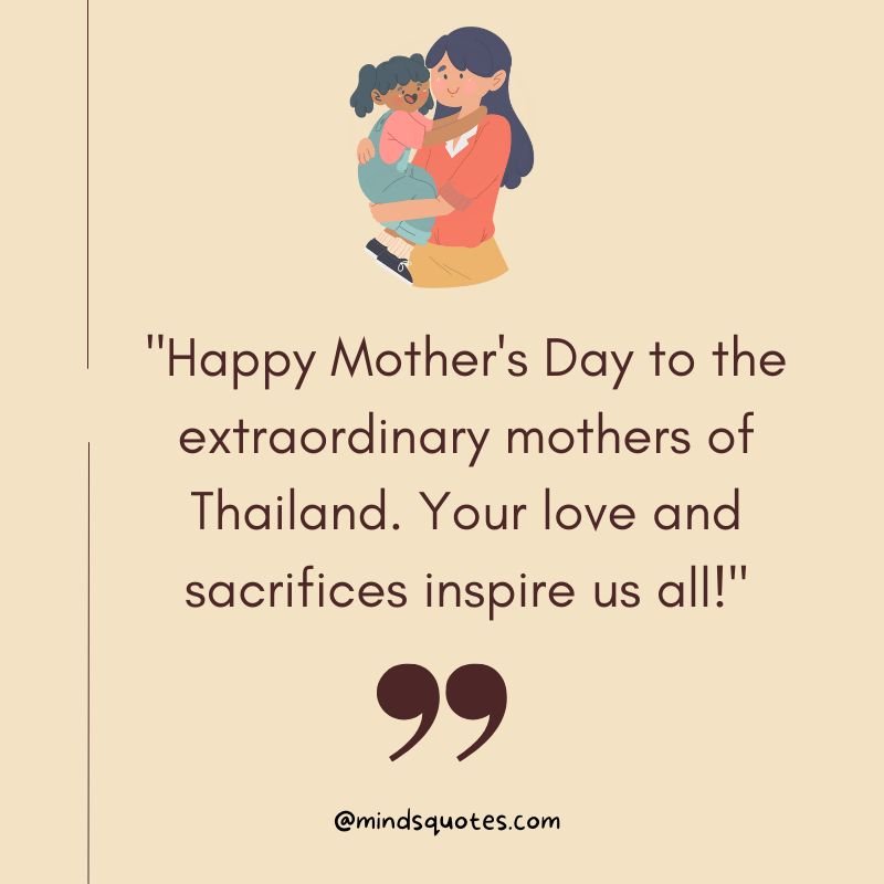 Thailand Mother's Day Wishes
