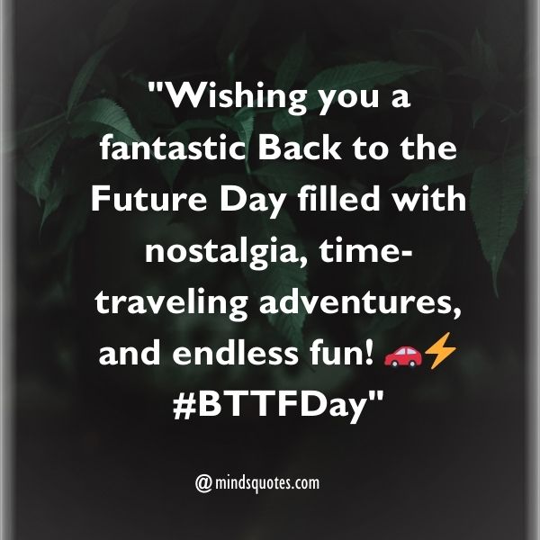 ​Back to the Future Day Wishes